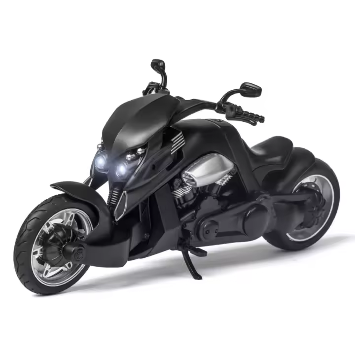 Modelo De Motocicleta V-REX a Escala 1/12 En Aleación De Metal Con Luz Y Sonido Para Coleccionistas Adultos Regalos - 1