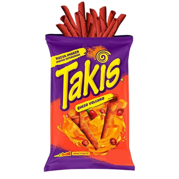 PACK de 10 - Takis QUESO VOLCANO 10 x 130 g BIMBO - 1