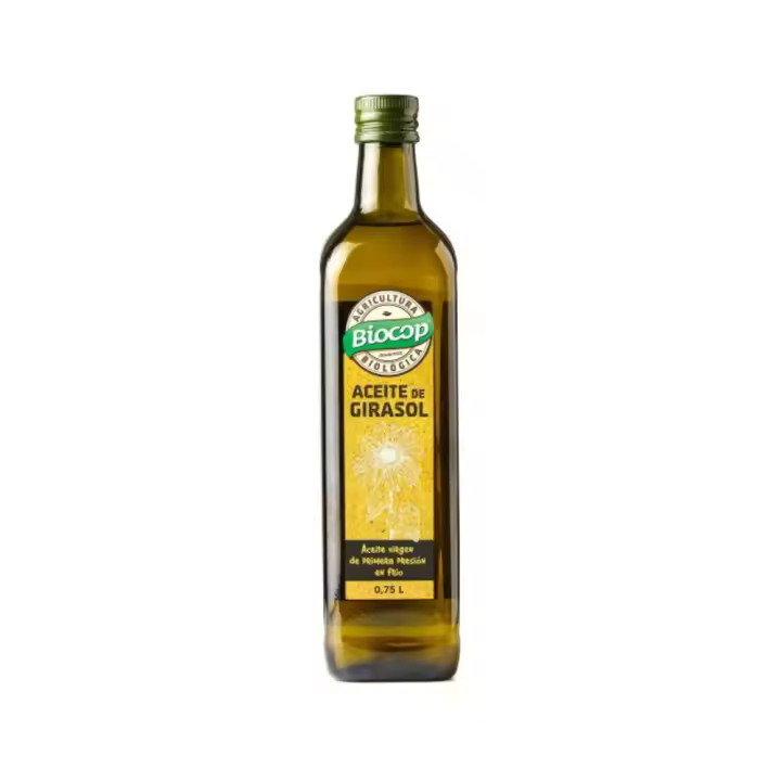 Aceite de girasol virgen Natural Suave Sin químicos Biocop - 1