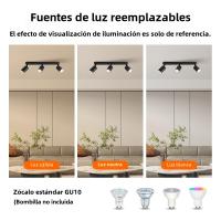 Lámpara De Techo LED GU10 Alta Gama Para Dormitorio Y Pasillo Luz De Tramo Con Bombilla GU10 Incluida Decoración De Hogar Lámpara Colgante - details 4