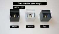 Lámpara De Pared Exterior Impermeable Moderna En Aluminio Negro Blanco Gris Iluminación De Porche Courtyard Fijación En La Pared - details 0
