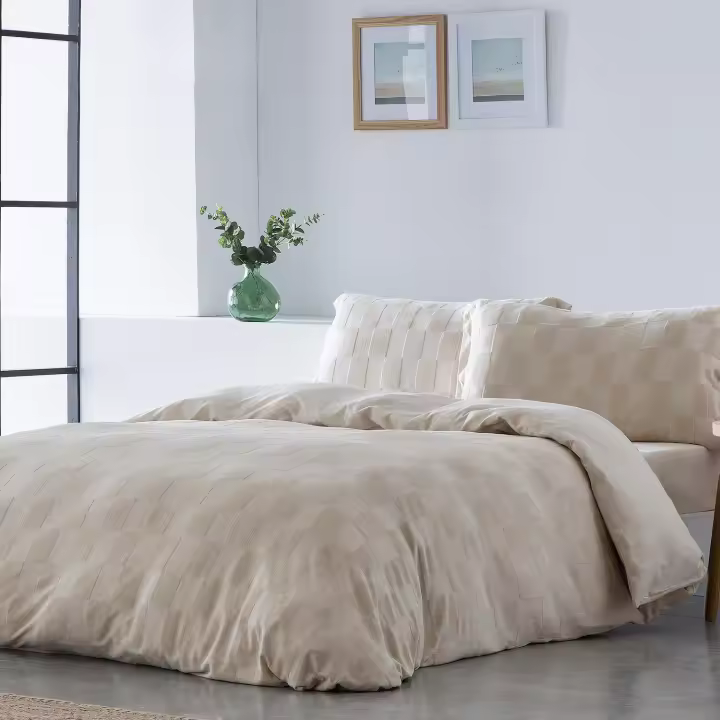 NATURALS - Funda Nórdica Reversible Lisa - Algodón Extrasuave - Incluye 1 o 2 Fundas de Almohada - Color Negro/Gris Oscuro/ Gris Claro - Tejido Jacquard - Cama 90/105/135/150/180 cm - ELBA - 1