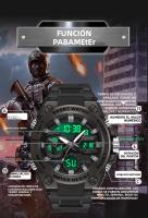 Reloj De Pulsera Deportivo Para Hombre OFNS Marca De Lujo Estilo G Cuarzo Analógico Resistente Al Choque Con Pantalla LED Digital Impermeable - details 6