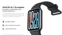 Xiaomi Smart Band 9 Pro Pulsera de Actividad Pantalla AMOLED 1.74" Bluetooth 5.4, GPS, + 150 Modos Deportivos, Vigilancia de la Salud, Colores: Negro, Plata - details 4
