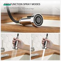 BIT Grifo de fregadero de cocina con resorte abatible, rotación de 360 grados, grifo mezclador de agua fría y caliente - details 4