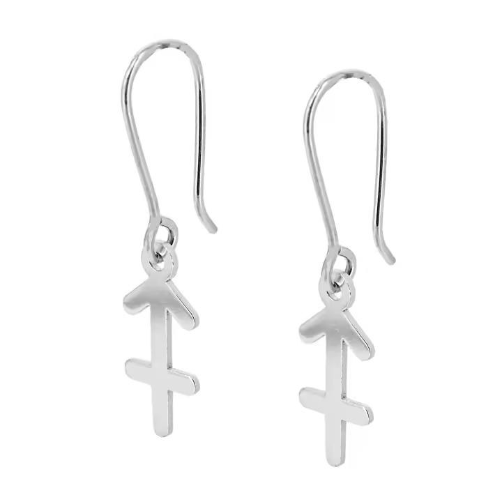 Castellano Joyeros - Pendientes Sagitario Plata de Ley 925 - 1