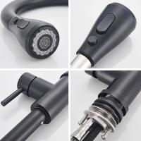 Grifo de Cocina Negro con Rociador Extraíble 360 Grados - Monomando - Acero Inoxidable - details 4