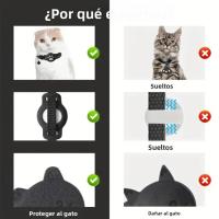 Collar Para Gatos Compatible Con Apple Airtag Con Campana Cierre De Seguridad Ajustable Reflectante Para Gatos Y Perros Recién Nacidos - details 14