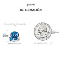 Encantos De Viaje Para Café Plata Charms Para Perros Y Gatos Corazón De Cuentas Adecuados Para Pulsera Original DIY Tendencia Clásica Vintage Romántica - details 487