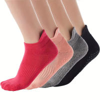 Calcetines De Pilates Antideslizantes Para Mujer Transpirables Fitness Yoga Deporte Ballet Danza Calcetines De Gimnasio - details 0