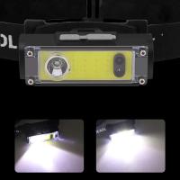 Linterna Frontal LED Potente Con Sensor De Movimiento Para Pesca Lanternilla USB Recargable 18650 Torcha Impermeable - details 8