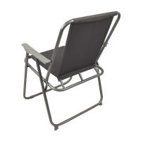 GREATOOL Silla de Playa Plegable con Reposabrazos, 75 x 53 x 43cm, Silla de Playa Plegable, Asiento Ideal para Playa, Jardín, Terraza - details 3