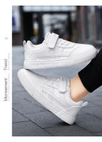 Nuevos Zapatos Deportivos Casuales Para Niños Y Niñas En Piel PU Blanco Zapatos Para Escuela Para Boys Y Girls Tamaño 7-13 Adecuados Para Otoño - details 5