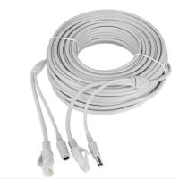 Cable De Red RJ45 Con Conector DC 12V Para Vigilancia De Video Cámara IP Extensiones De Red Cable De LAN Ethernet CAT 6 - details 4