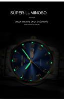 Reloj De Pulsera De Moda Para Hombre BELUSHI Marca De Lujo Plataforma De Cuarzo Impermeable Con Calendario Y Luces Luminosas Manos Resistentes Al Choque Estilo Deportivo Material De Pulsera Acero Inoxidable - details 2