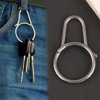 Llavero De Aleación De Titanio Con Clip Para Cinturón Llavero Rápido Super Ligero Para Hombres Con Colgante Para Llaves De Coche - details 0
