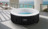 AREBOS Spa Hinchable de Hidromasaje Al Aire Libre Masaje Inflable Redondo con LED 208 Cm - Para Hasta 6 Personas - details 30