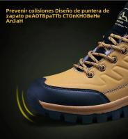 Botas De Invierno Para Hombre Calzado De Cuero De Alta Calidad Botines De Nieve Para Exteriores Y Senderismo Talla 39-46 - details 9