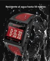 Reloj Deportivo Digital Para Hombres SANDA Resistente Al Agua 5Bar Big Dial Luminoso Alarmas Chronógrafo Multifuncional Reloj De Pulsera Casual - details 17