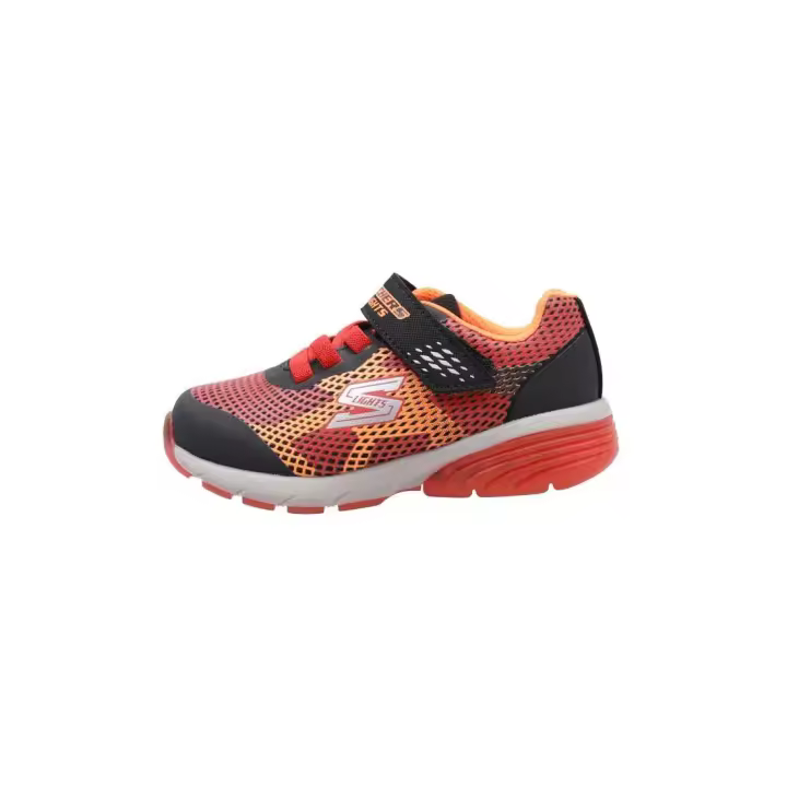 Skechers S LIGHTS: RAPID CHARGE ZAPATILLA DEPORTIVA VELCRO bebé niño (hasta talla 30) Rojo - 1