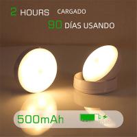 Lámpara Nocturna LED Recargable 360 Grados Con Sensor De Movimiento PIR Luz De Pared Para Armario Bajo Estante Sin Cable - details 5