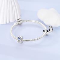 Encantos Originales 925 Platinados Para Mujer Con Zirconia Joyería Moda Para Pulseras Hechas De Cuentas De Moda - details 18