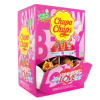 Chupa Chups Kangaroo - Caja de Fresa Lovers, Tropical Vibes, Mini Mentos Rainbow - Contienen 90/100 unidades - Caja que se abre en forma de canguro - details 1
