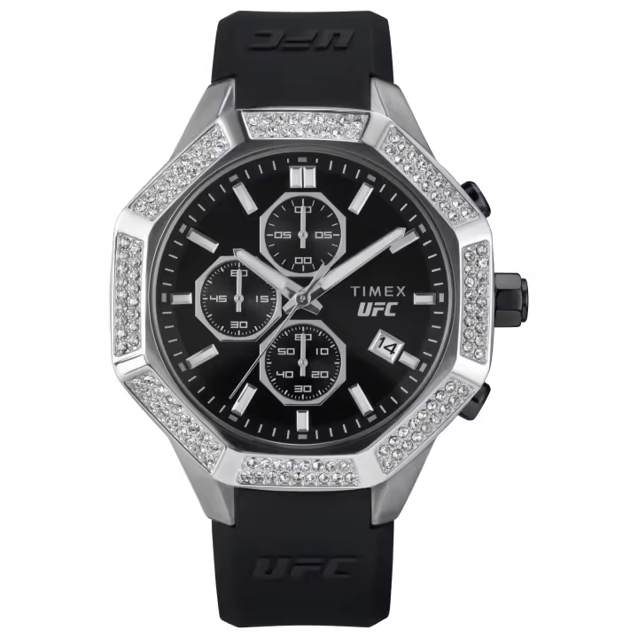 Timex Reloj Hombre Analogico Cuarzo con Correa de Silicona TW2V99300 - 1