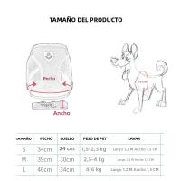Harnés Ajustable Para Gatos Y Perros Pequeños Y Medianos De Malla Transpirable Con Correa Para Caminar Y Traction Reflectante - details 3