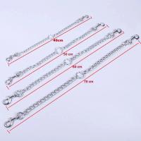 Correa Para Dos Perros De Acero Inoxidable Resistente Con Cadena De Seguridad Doble Para Caminar a Dos Perros Tamaño S/M/L/XL - details 0