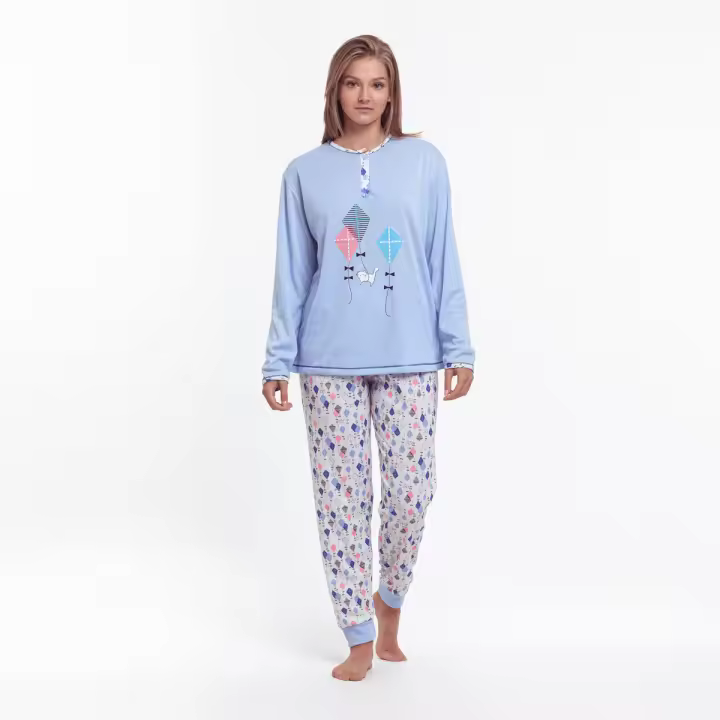 Conjunto Pijama Ajuste Mujer | Cómodo y de Alta Calidad - 1