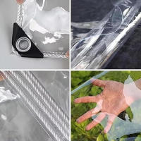 Tela Transparente Impermeable Y Antigolpes De PVC Para Jardín Cobertura Protectora Para Plantas De Suculentas Y Terrazas Previene La Neve - details 4