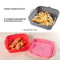 Almohadilla Reutilizable De Silicona Para Air Fryer Bandeja Plegable Para Horno Herramienta De Hornear Para Pizza Y Pollo - details 4