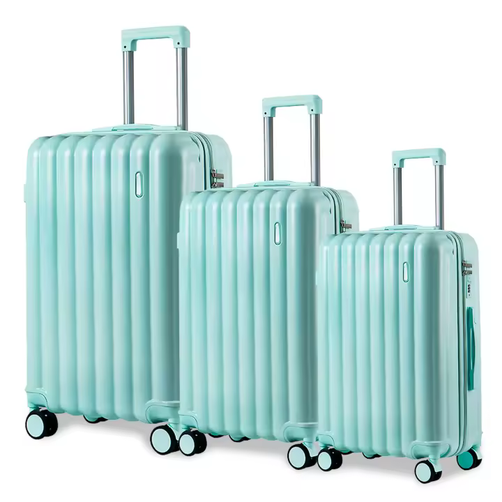 S7 STAR Juego 3 Maleta Rígida de Viaje, Trolley Equipaje Resistente Color Puro, Cabina Pack 20+24+28in con 4 Ruedas Giratorias Multidireccionales 360°, Set 3 piezas Equipaje con Asa Telescópica - 1