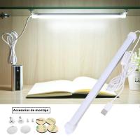 Luz Nocturna LED USB Barra 5V Para Cocina Aluminio Barra De Lámpara Para Iluminación Interior De Gabinete Con Interruptor Empuñadura - details 0