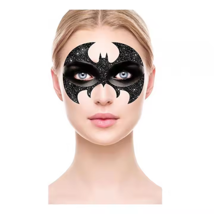 Guirca Brillantina Facial Bat de 20x20 cm - 1