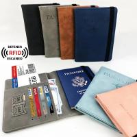 Bolsa De Pasaporte Con RFID De Cuero PU Multifuncional Para SIM Certificado Holster Clip Para Documentos Unisex - details 7
