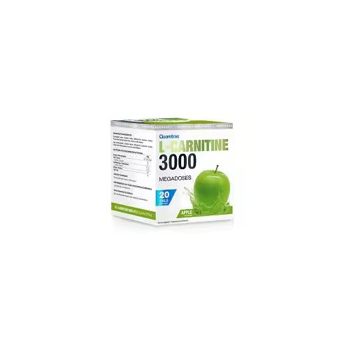 L-CARNITINE 3000 MEGADOSIS (1 VIAL) SABOR MANZANA - Quamtrax - 1