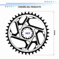 GOLDIX Cadena De Bicicleta 3mm Desplazado 8 Tornillos MTB Cadena De 36T 38T Para SRAM AXS FORForce 8-Nails 10 11 12 Velocidades Aleación De Aluminio Para Bicicletas De Montaña Y Carretera - details 6