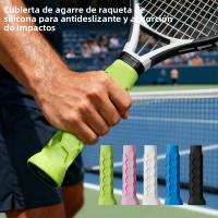 1pc Almohadilla De Silicona Antideslizante Y Absorbente De Choque Para Raqueta De Tenis Reutilizable Cubierta De Mano - details 0