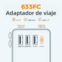 TESSAN Adaptador De Viaje Universal Con USB Y Tipo C Cargador De Pared Todoterreno Para Viaje En EU UK AUS Adaptador De Enchufe Estándar Con Protección Contra Sobrecargas - details 6