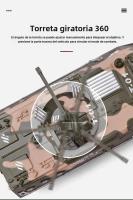 Modelo De Transporte De Personal Blindado a Escala 1:32 Juguete De Colección Para Niños Con Luz Y Música Función De Retroceso Material De Aleación Militar Verde Camuflado - details 3