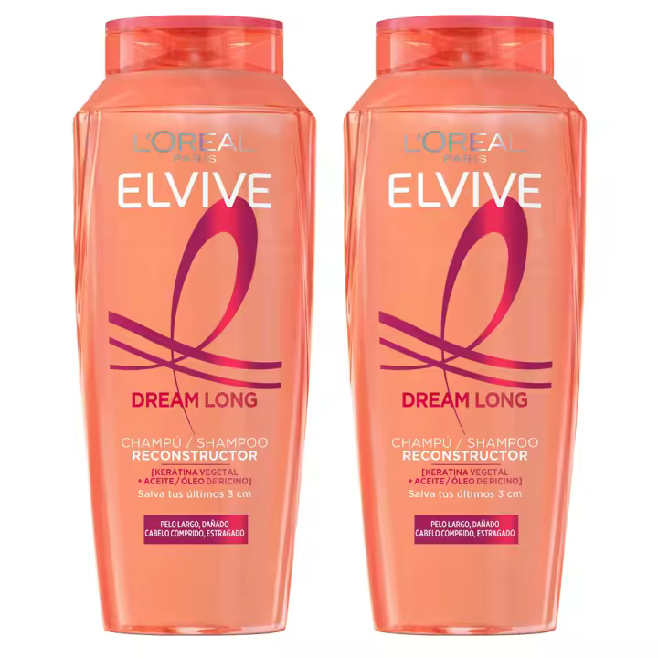 L’ORÉAL PARIS | Rutina Elvive Dream Long Champú, Acondicionador, Mascarilla o Sérum Reconstructor Para Pelo Largo y Dañado - 1