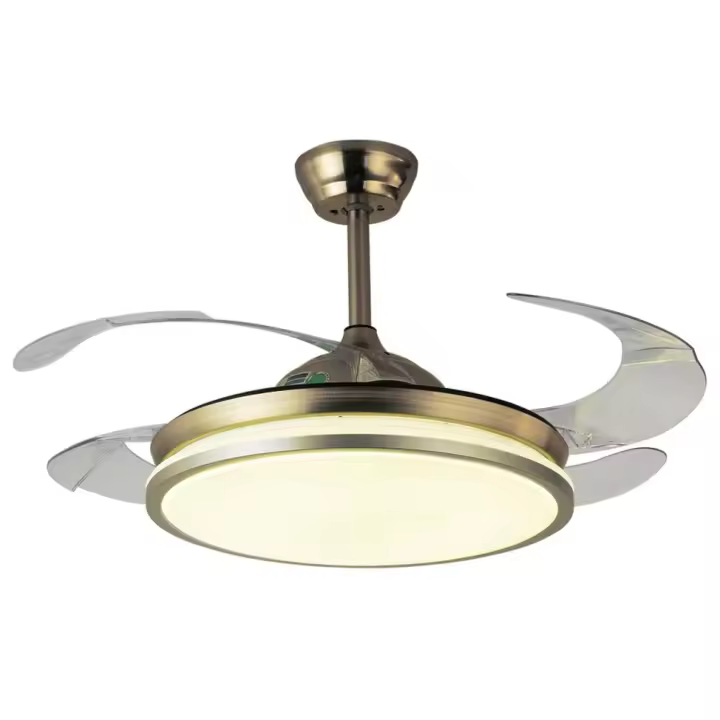 BEL AIR HOME - Ventilador de Techo DUNE con Luz LED Integrada de 36W, Motor DC Silencioso, Mando a Distancia y 3 Temperaturas de Luz - Ideal para Salas y Dormitorios - 1