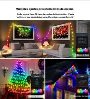 Tira De LED RGBIC Inteligente 20M 10M 5V Con Bluetooth Para Decoración De Fiesta Y Festivales Control Remoto Y Music APP - details 7