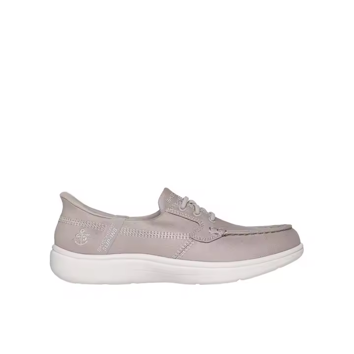 Skechers On-the-GO Flex Radiant - Bonnie Zapatos náuticos para mujer beige natural en textil 84302 - 1