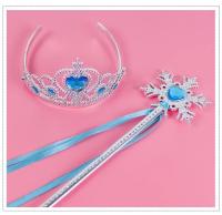 Accesorios De Cosplay Para Niñas Corona Varita Collar Peluca Guantes De Anna Elsa De Frozen Belle Cinderella Disfraz De Princesa Para Niñas - details 2