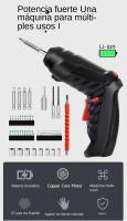 Set De Destornilladores Eléctricos Portátiles Sin Cable 47 PCS 3.6V Con Batería De 1800mAh Para Mantenimiento Doméstico - details 0