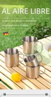 Juego De Tazas Plegables Para Camping Y Picnics De Acero Inoxidable 304 De Alta Calidad Portátil Y Ecológico Para Bebidas En Exteriores - details 0