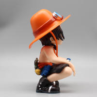 Figura De Anime One Piece Serie De Risa Ace Couchant 14cm Modelo Gk Estatua Para Coleccionistas Decoración De Escritorio Juguetes Regalos Para Niños Y Adultos - details 1